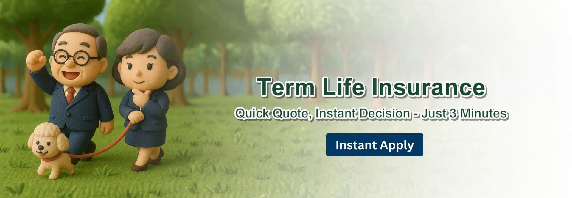 Term life insurance — quick quote, instant decision in just 3 minutes