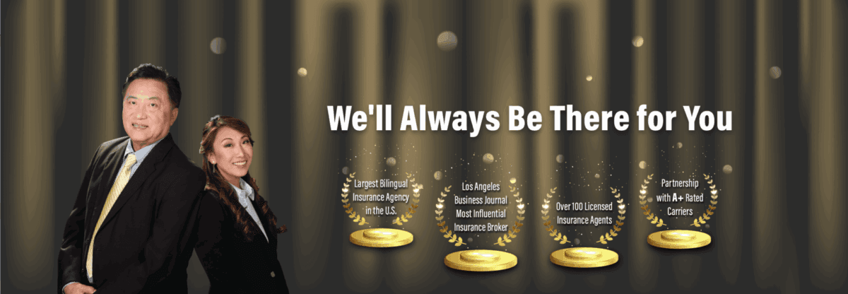 We'll always be there for you — KCAL Insurance, the largest bilingual insurance agency in the U.S., with over 100 licensed agents and A+ rated carrier partnerships